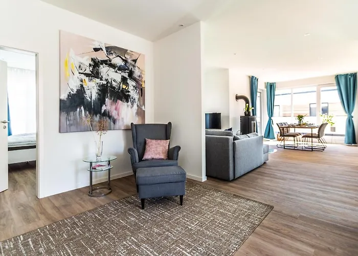 Appartement Hangar 19 Luxusapartment Mit Sauna, Kamin Und Seeblick H4w3