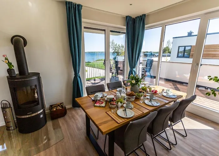 Appartement Hangar 19 Luxusapartment Mit Sauna, Kamin Und Seeblick H4w3